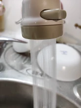 Zhangji 3 Grifo de modos aireador de 360 grados de rotación Flexible WaterSaving de filtro de alta presión adaptador de accesorios de cocina