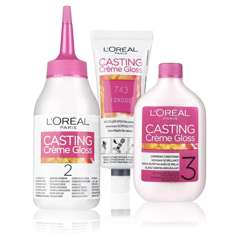 L'Oreal Paris Стойкая краска уход для волос &quotCasting Creme Gloss&quot без аммиака цветные