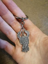 LLavero de caballero hueco con dibujos animados, llavero de Metal, colgante de pulpo, bolsa de coche, llavero, cadena de cuerda, collar