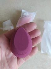 IMAGIC-esponja de maquillaje, esponjilla en forma de lágrima para aplicación de base y corrector en crema, esponja suave, mojar abundantemente con agua antes de utilizar, venta al por mayor