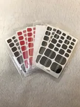 Toe-Nail-Wraps Stickers Foot-Decals Adhesive Salon Manicure Full-Cover DIY Waterproof