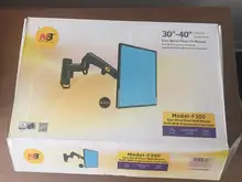 Lcd-Monitor-Holder Mirror Wall-Mount Polish Gas-Spring Nb F300 30-40inch TV Aluminum