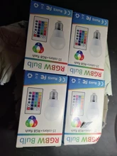 Bulb-Lights Led-Lamp Remote-Control Light-110v Lampada-Changeable Colorful 220v E27 10W