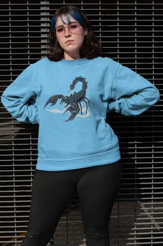 

Angemiel Wear Scorpio Blue Women Sweatshirts