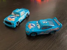 Disney Pixar-Coche de juguete de Cars 3 para niños, juguete de aleación de Metal fundido a presión 1:55, Jackson Storm Mater