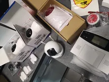 Sistema de alarma PSTN GSM wifi para el hogar relé de salida inteligente, inalámbrico y con cable, alarma, app en inglés/ruso/español/francés/italiano