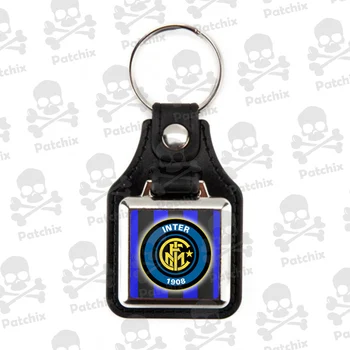 

INTER MILAN keychain key ring key chain Schlüsselring porte-cles portachiavi nickel Size: 60x38mm