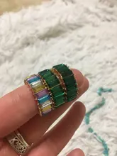 Anillos de cristal geométricos para mujer, joyería de moda, anillos de boda, anillo de compromiso de mujer, zirconio ovalado, regalos del anillo 2021