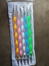 5 uds lápiz pluma punteada de cera lápiz-diamantes de imitación adhesivos gemas de recogiendo Picker consejos herramientas bricolaje salón de uñas arte