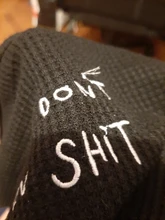 Tank-Tops Letter Embroidery Indie-Style Streetwear Skinny Dark-Knitted Goth Black White