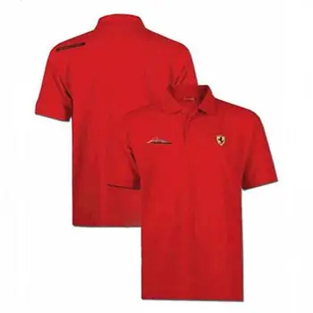 

Pole Ferrari man signature Scudetto red size XXL