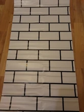 Stick Wallpaper Self-Adhesive White-Wall Decorative-Peel Brick Trellis And