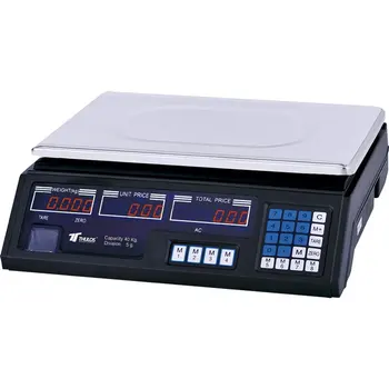 

Thulos electronic commercial Digital balance, Metal and plastic Material, Bascula TH-BD40, 40KG capacity with numeric keyboard