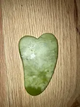 Gua Sha-Rodillo de piedra de jade para masaje facial, rodillo estiramiento piel cuello, doble cabezal, relajación de la piel, piedra de jade natural