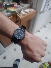 Air Force-reloj con correa de nailon para hombre, cronógrafo deportivo de cuarzo con pantalla de 24H para exteriores