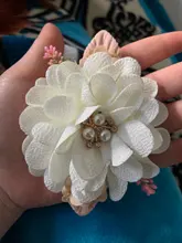 Diademas de flores para bebé, cintas elásticas de nailon hechas a mano con flores para niña recién nacida, 3 estilos