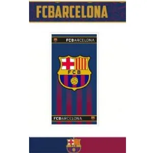 

Barcelona towel coat black strip