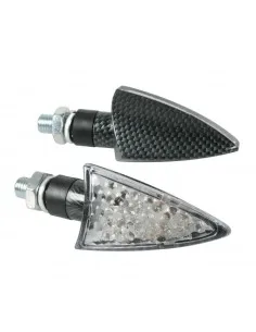 

Flashing LED CARBON model SPIKE 12V approvals E