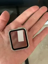 Protector de pantalla de cristal + cubierta para Apple Watch, 44mm, 40mm, iWatch, 42mm, 38mm, accesorios para Apple watch series 6 5 4 3 2