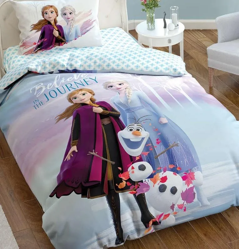 Хлопок лицензированный disney Frozen 2 пододеяльник постельные принадлежности пододеяльник набор для детей, детей, малышей, мальчиков или девочек