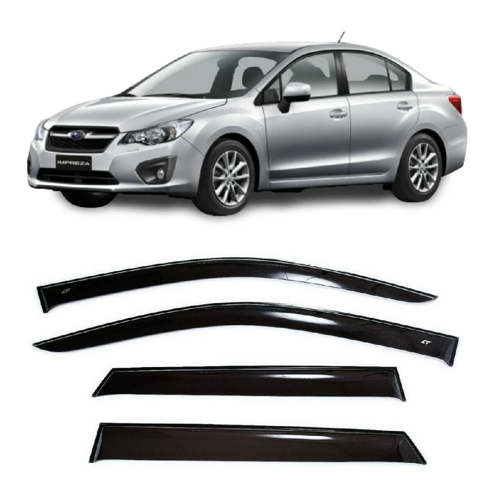 Дефлекторы окон Cobra Tuning S41411 на авто Subaru Impreza 4 lV Sedan 5d 2012-2015 шт./комп. ветровики от
