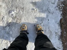 Crampons Winter Shoe-Covers Ice Fishing Outdoor-Climbing Steel Antiskid Slip Walk 18-Teeth