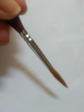 Línea de gancho profesionales Sable pelo cepillo de pintura de arte en miniatura cepillos para dibujo Gouache pincel para óleo arte suministros r60