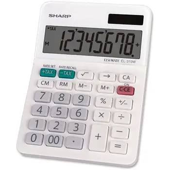 

Desktop calculator LCD color BiancoSHARP10.14