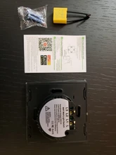 Glass-Switch-Panel Controler Touch-Switch Fire-Line Minitiger Smart Home 3-Gang Single