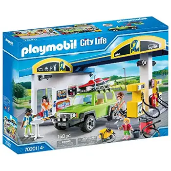 

PLAYMOBIL City Life gas station, from 4 years (70201) , color/model assortment
