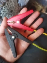 Alligator-Clip Electrical-Clips-Clamps Car-Battery Crocodile 100A Durable Insulated Red