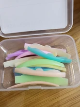 Almohadillas permanentes de silicona para pestañas, rizador permanente reutilizable, elevador de pestañas almohadillas de escudo para un levantamiento de pestañas duradero, elevador de pestañas, 8 pares de pestañas