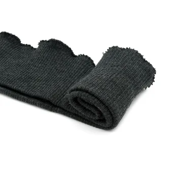 

Garters knitted, dense, 42*10 cm, pack./1 pair (373/M anthracite)