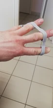 Pinza de mano de silicona expansor de dedo, ejercitador de fuerza de muñeca, bandas de resistencia del deportista para Fitness