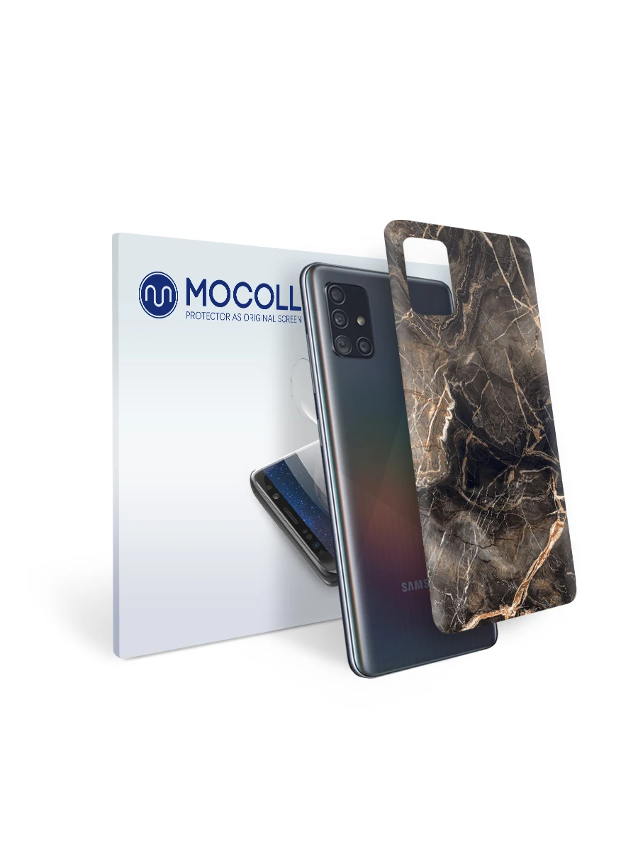 Пленка защитная MOCOLL для задней панели Samsung GALAXY J4 Core 2019 Камень черный | Электроника