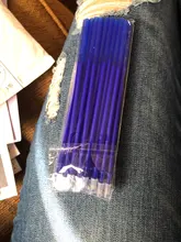 20 piezas bolígrafo borrable recargable 0,35mm azul/negro tinta magia bolígrafo borrable recargable estudiantes de escritura de regalo de pluma artículos de papelería para estudiantes