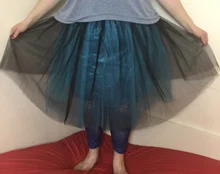 TUTU Skirts Faldas Lolita Petticoat Bridesmaids Pleated Quality Womens Fashion 5-Layers