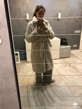 Abrigo de piel de imitación de conejo para mujer, abrigo largo de lujo, tapeta holgada, abrigo grueso y cálido de talla grande, abrigos de felpa para invierno