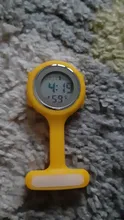 Nuevo Digital Reloj de enfermera de moda de silicona médica relojes solapa broche para Doctor reloj de bolsillo TT @ 88