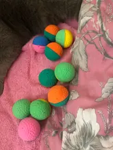 Juego de 10 unidades de juguetes para gatos, Gato de colores, pelotas de látex, suministros para gatos, herramientas