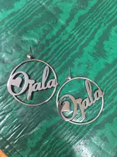 Nextvance-pendientes de acero inoxidable personalizables para mujer, con diamantes de imitación, placa con nombre personalizado, regalo de fiesta para amantes