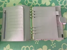 Moterm-Agenda de anillos de lujo con carpeta de anillos plateados, organizador de Agenda, diario, Bloc de notas, cuaderno de bocetos, A5, 30 MM, nueva serie