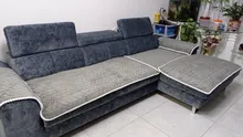 Sofa-Cover Lace Fabric Living-Room-Decor Thicken Plush for European-Style