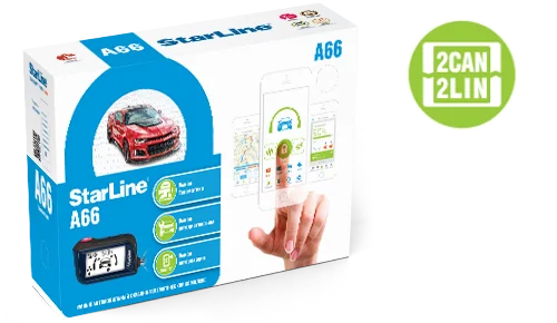 Автосигнализация StarLine A66 2CAN+2LIN