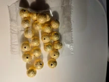 Lote de 20 a 100 unidades de cuentas sueltas de cobre mate, accesorios de joyería DIY, Espaciadores, cuentas para fabricación de pulseras