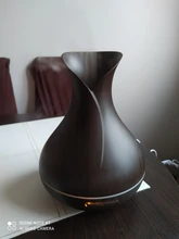 Humidificador de aire ultrasónico de 500ML, con Control remoto difusor de Aroma, luz LED que cambia de 7 colores, difusor de aceite esencial eléctrico inteligente