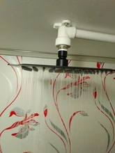 Shower-Head Square Wall Bathroom Stainless-Steel Rainfall Ceiling Black Ultrathin 2-Mm