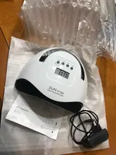 Sol X7MAX UV secador de uñas LED/180/120W esmalte de Gel lámpara de curado con Sensor de moviminento LCD Pantalla de secado rápido de Gel UV herramienta para manicura