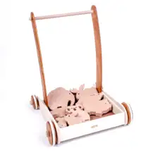 INGODI деревянный детский автомобиль-ходунки, обучение первый шаг Asistans с деревянными конструкторами или деревянные фигурки животных игрушечные