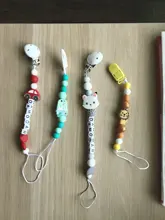 Lemon Comeon-chupete con cuentas de silicona personalizable para bebé, soporte de cadena para chupetes tipo mordedor, juguete para morder